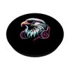 Eagle With Sunglasses And Headphones PopSockets Swappable PopGrip