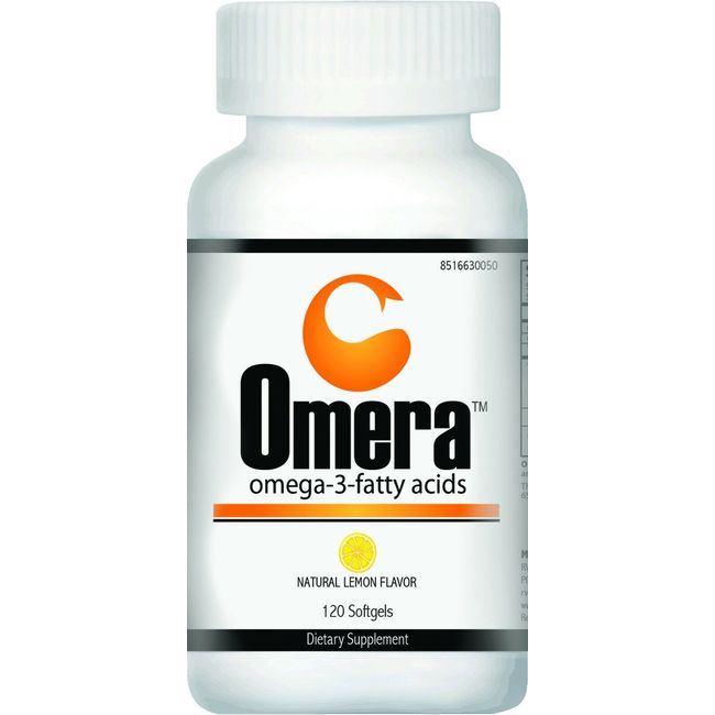 OMEGA 3 | FISH OIL | 1000mg | NATURAL LEMON FLAVOR | 120 SOFTGEL