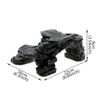 Toolzia Turtle Basking Platform with Rock Ledge, Large Aquarium Ramp for Turtle Setup (22x16x9 cm)
