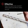 DART | Super Flute SDS+ Hammer Drill Bit | 14 x 260 mm | Includes Centring Point | Carbide Tip | Silver