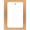 White Solid Tags (Price Tag), 6341 (37 X 60 mm Thread/500 Piece