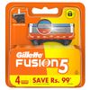 Gillette Fusion Recambio Pack 4U