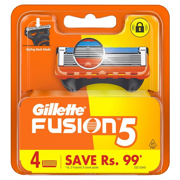 Gillette Fusion Recambio Pack 4U