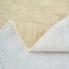 Vinyl Tablecloth with Flannel Backing, Champagne, Waterproof, Stain-Resistant...