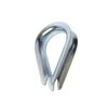 Wire Rope Thimble Standard Duty 3/8" Size for Cable Rail Eye Rigging - 10 Pack