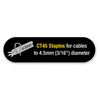 Tacwise CT-45/10mm Cable Tacker Staples 5,000 (5 x 1,000 packs)