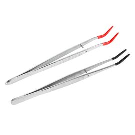 6 PVC Bent Tip Tweezers