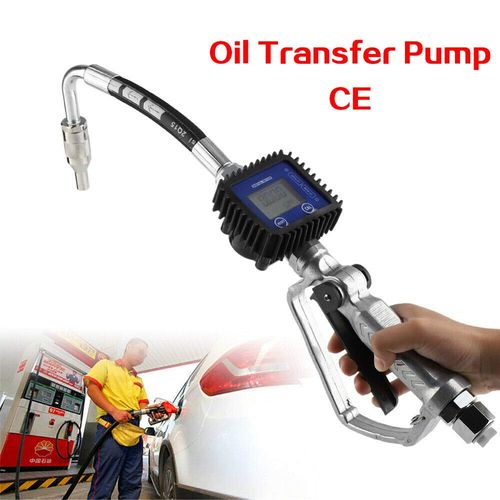Digital Oil Control Valve & Transfer Pump - Oil Dispensing Transfering Timing Electronic Valve with Liquid Crystal Display & Low Battery Indicator