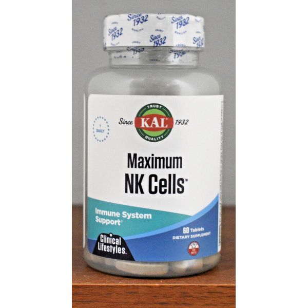 KAL Maximum NK Cells 60 Tablets Reishi Maitake Shiitake Beta Glucan