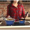 Pots and Pans 12 Piece Set, Ceramic Nonstick Induction Ready Cookware Kitchen Se