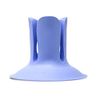 RADIUS The DOC Toothbrush/Razor Holder Assorted Colors 1 Count, 100% Recyclable & Dishwasher Safe, BPA Free, Suction Holder -Blue