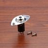 Hapihom Guitar Stereo Plugs, Electric Guitar Endpin Jack Socket Connector Guitar Socket Plug Endpin Plug Guitar Replacement