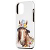 iPhone 14 Plus Chestnut Horse Spring Easter Equine Pony Horseback Case