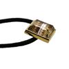 [TAMARUSAN] Tamarusan Yellow Sheet Music Hair Rubber Gold Simple Chic Hair Clip