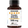 MONOHERB Thunder God Vine 20:1 Root Extract 500 mg - 60 Capsules