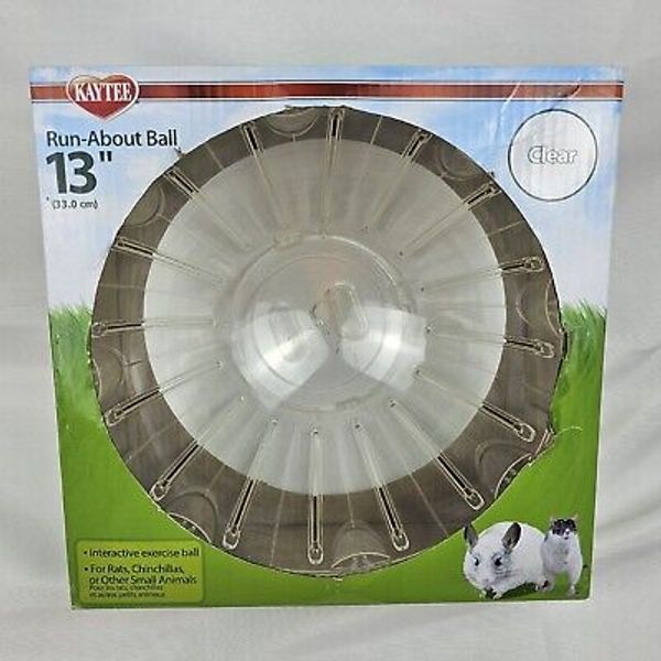 Clear Mega 13-Inch Pet Exercise Ball For Rats/Ferrets/Chinchillas/Small Animals