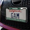 Cal Poly Mustangs Full Size Standard License Plate Metal Frame