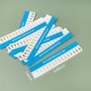 Framendino, 20 Pack Teeth Whitening Shade Guide Paper Tooth Bleaching Shade Chart for Household Oral Care