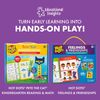 Kindergarten Flash Cards Learning Kit with Hot Dots Pen Reading Math Skills