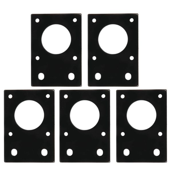 Stepper Motor Fixing Bracket, Motor Mount Plate, 5 Pcs 42 Stepper Motor Mounting Plate 3D Printer Fixing Bracket for 2020 2040 Aluminum