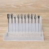 Carbide Burr Set Compatible with Dremel Rotary Tool 10Pcs Die Grinder Bits