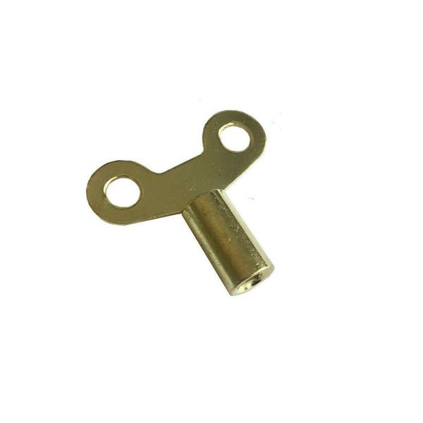 HoitoDeals 6Pcs Solid Brass Radiator Plumbing Bleed Bleeding Key Tool Keys for Venting Air Valve