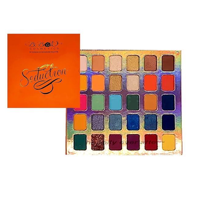 BB&W Cosmetics Seduction 30 Shade EYeshadow Palette - Metallic & Glitter Shades