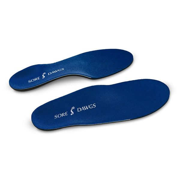 Sore Dawgs Expedition Support Insoles for Low-Arch All-Around Footwear