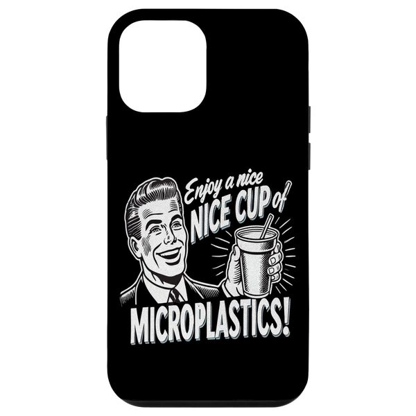 iPhone 12 mini Enjoy a Nice Cup of Microplastics Retro Design Case