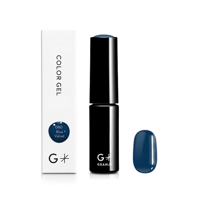 GRANJE Gel Nail Color (080 Blue Velvet) | Color Gel Polish Navy Navy Made in Japan Easy Self Gel Nail Domestic Cosmetics &lt;GRANJE Official&gt;