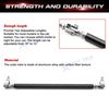 Pair Eye-Catching Black Racing Adjust 10"-13" Bumper Diffuser Strut Rod For Ford