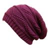 TOSKATOK Ladies Knit Slouch Winter Hat/Beanie-Morello