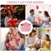 360° Rotating Makeup Brush Holder Pink Bling for Countertop Vanity Organization
