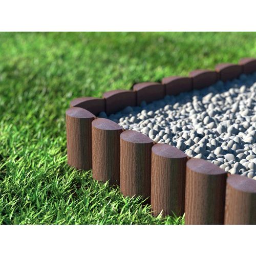Cellfast Lawn Edging Palisade Brown14,4 Meter