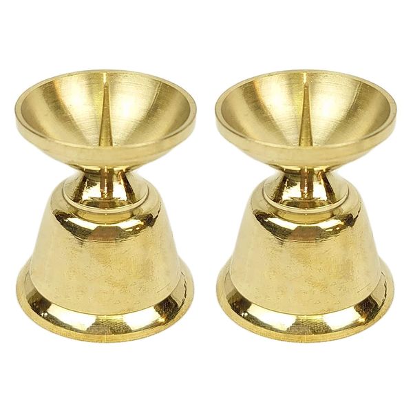 Lacquer Pludaku [Pair of Fire Standers] Brass Made in Japan Shinto Buddhist Buddhist Tools Candle Holder