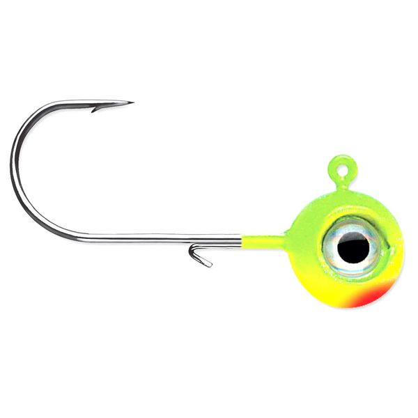 VMC Neon Moon Eye Jig 3/8 Chartreuse Lime Green, One Size