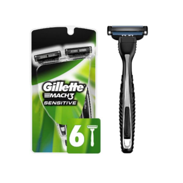 Disposable Razors Sensitive Skin Powerglide Blades Lubrication Easy Glide 6 Pack