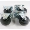 2"  Soft Rubber Wheel Caster - 4EA