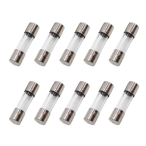 10Pcs F4AL250V 5x20mm Fast Blow Fuse 4 Amp 250V Glass Fuse Fast Acting Fuse (3/16 in x 3/4 in)