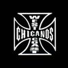 Cutting Sticker WEST COAST CHICANOS Color: White