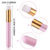 Molain Lash Shampoo Brushes,2 Pieces Nose Pore Deep Cleansing Facial Brush, Eyelash Extensions Brush Washing Brush Lash Cleanser 2 Colors Pink and White