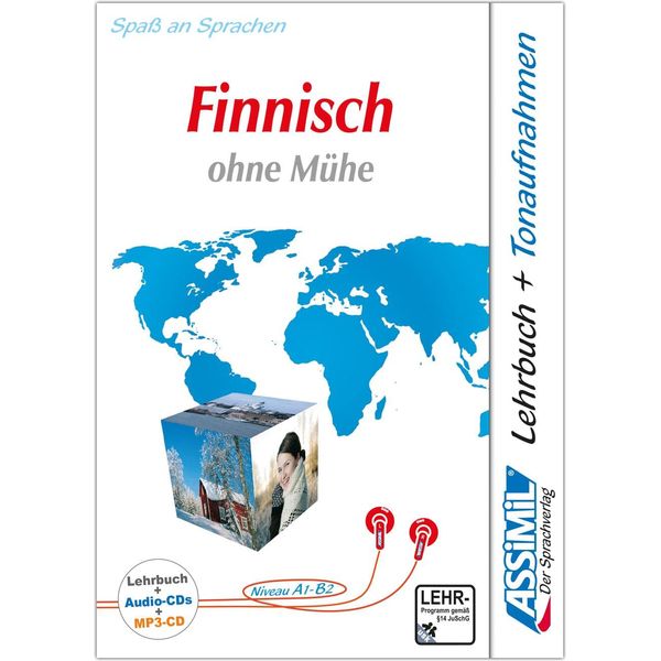 ASSiMiL Finnisch ohne Mühe - Audio-Plus-Sprachkurs - Niveau A1-B2: Selbstlernkurs in deutscher Sprache, Lehrbuch + 4 Audio-CDs + 1 MP3-CD