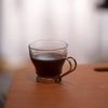 Bormioli Rocco Verdi Espresso Cup With Stainless Steel Handle, Set of 4, Gift Boxed, 3.5 ounces