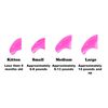 Purrdy Paws 100 Pack Soft Nail Caps for Cat Claws Lipstick Pink Medium