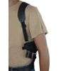 Barsony Cross Harness Shoulder Holster for KAHR CW9 CW40 Left