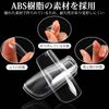 JANLOFO Nail Tips, Clear, False Nails, 500 Pieces, Long Nail Supplies, Nail Tips, Long, Transparent, Nail Art, Practice, Square