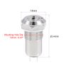 uxcell 1Pcs 12mm 2 Positions on OFF Electric Key lock Push Button Switch