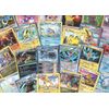 100 Assorted Pokemon Trading Cards with 7 Bonus Holo Foils