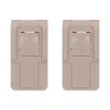 2 Pelican Tan air case push button replacement latches. (1535, 1615).