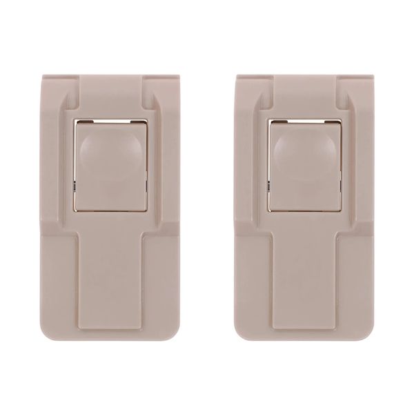 2 Pelican Tan air case push button replacement latches. (1535, 1615).